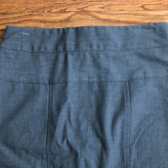 Juniors Gray Pencil Skirt - Picture 3 of 9